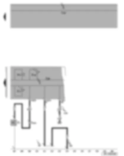 Wiring Diagram  SEAT TOLEDO 2006 - Warning buzzer - oil pressure switch - dash panel insert - oil pressure warning lamp - oil level warning lamp