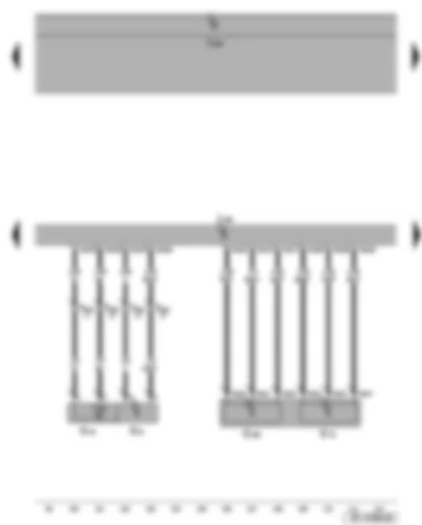 Wiring Diagram  SEAT TOLEDO 2006 - Accelerator position sender - charge air pressure sender - intake air temperature sender - diesel direct injection system control unit