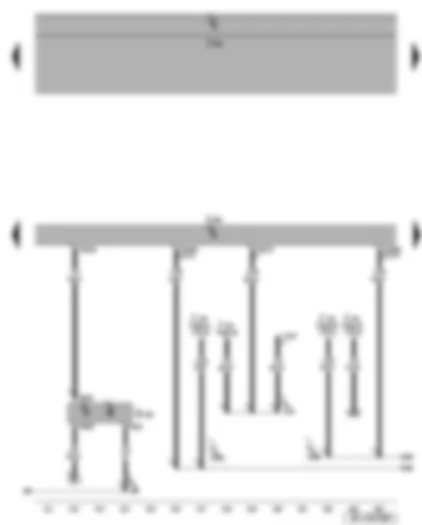 Wiring Diagram  SEAT TOLEDO 2006 - Diagnosis connection - clutch position sender - diesel direct injection system control unit