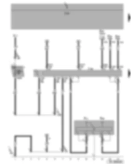 Wiring Diagram  SEAT TOLEDO 2009 - Aerial - GPS aerial - control unit with display for radio and navigation system
