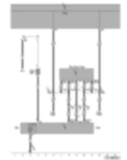 Wiring Diagram  SEAT TOLEDO 2010 - Auxiliary air heater element - auxiliary air heater control unit