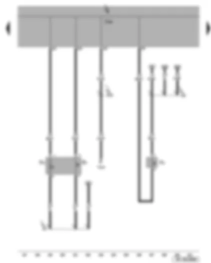 Wiring Diagram  SEAT TOLEDO 2014 - Hazard warning light switch - reversing light switch - onboard supply control unit