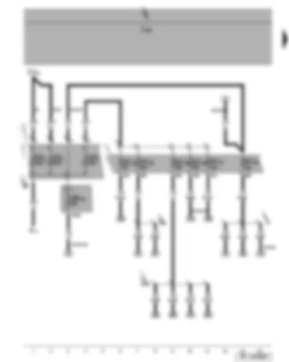 Wiring Diagram  SEAT TOLEDO 2009 - Fuses - onboard supply control unit