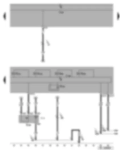 Wiring Diagram  SEAT TOLEDO 2008 - TCS and ESP button - brake pressure sender 1 - ABS control unit with EDL/ESP - front ABS inlet and outlet valves