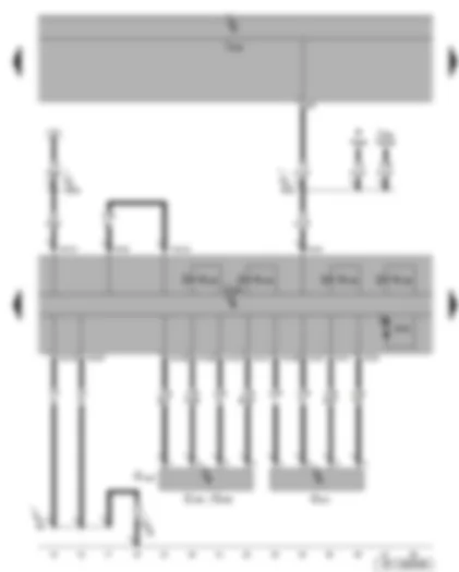 Wiring Diagram  SEAT TOLEDO 2007 - ABS hydraulic pump - lateral acceleration sender - yaw rate sender - brake pressure sender 2 - ESP sensor unit - ABS control unit with EDL/ESP