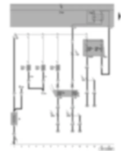Wiring Diagram  SEAT TOLEDO 2009 - Battery - terminal 15 voltage supply relay 2