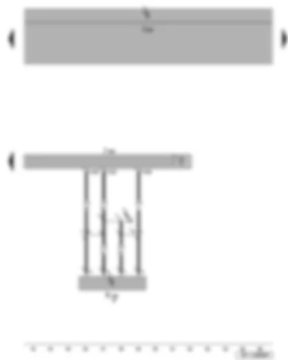 Wiring Diagram  SEAT TOLEDO 2007 - Connection for external audio source - control unit with display for radio and navigation