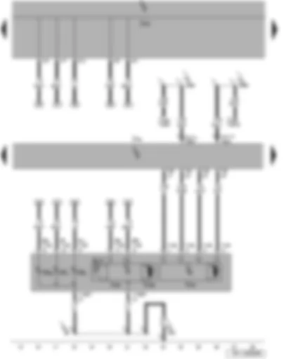 Wiring Diagram  SEAT TOLEDO 2007 - Left dip beam screen - left headlight bulbs - left gas discharge bulb control unit - control unit for headlight range control