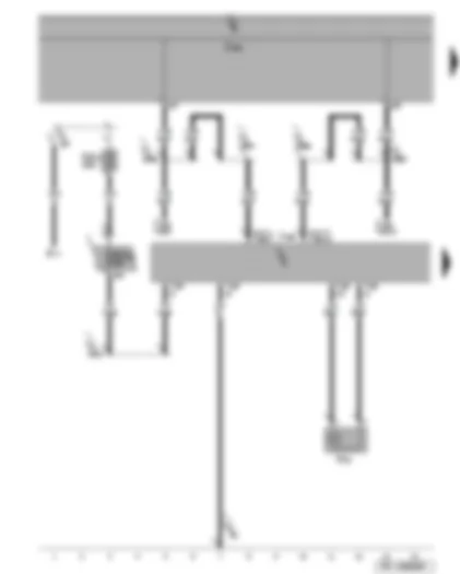 Wiring Diagram  SEAT TOLEDO 2010 - Parking aid control unit - rear parking aid warning buzzer