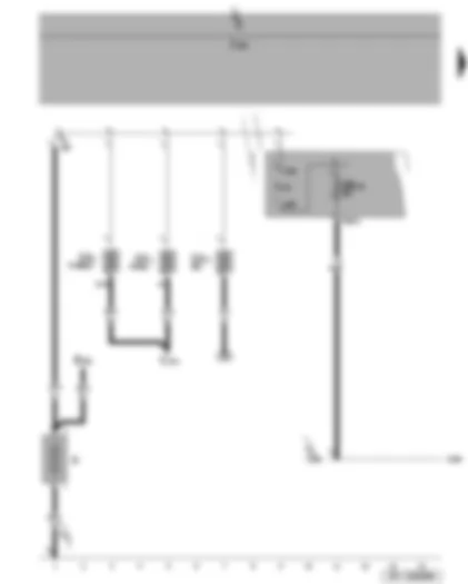 Wiring Diagram  SEAT TOLEDO 2009 - Battery - fuses - terminal 30 voltage supply relay