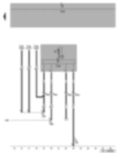 Wiring Diagram  SEAT TOLEDO 2012 - Radiator fan control unit - radiator fan