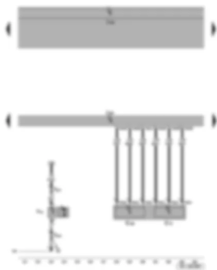 Wiring Diagram  SEAT TOLEDO 2008 - Continued coolant circulation pump - accelerator position sender - accelerator position sender 2 - engine control unit