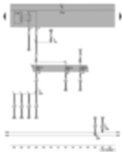 Wiring Diagram  SEAT TOLEDO 2008 - Terminal 15 voltage supply relay 2 - onboard supply control unit