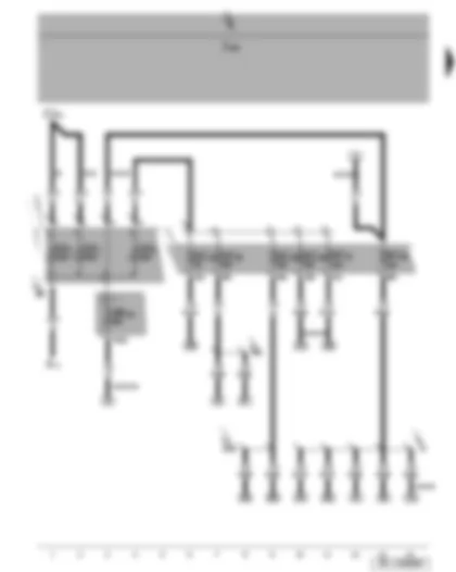 Wiring Diagram  SEAT TOLEDO 2009 - Fuses - onboard power supply control unit
