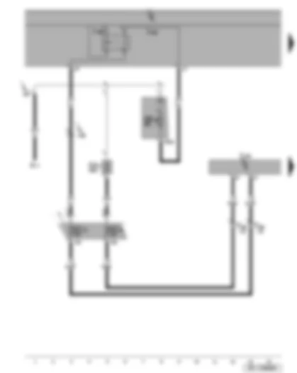 Wiring Diagram  SEAT TOLEDO 2009 - Fuses - roof display unit - terminal 15 voltage supply relay 2