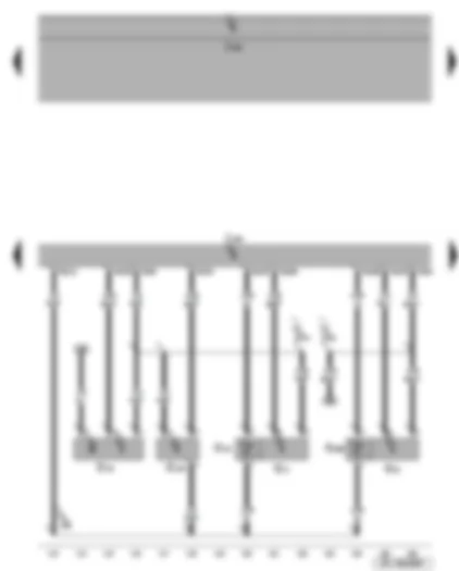 Wiring Diagram  SEAT TOLEDO 2008 - Intake manifold pressure sender - fuel pressure sender - Hall sender - charge air pressure sender - engine control unit