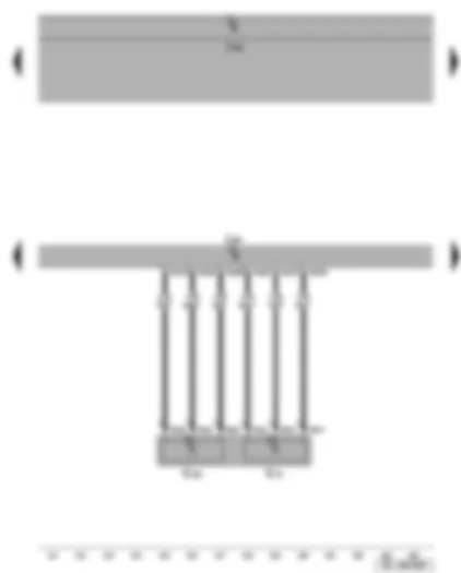 Wiring Diagram  SEAT TOLEDO 2008 - Accelerator position sender - accelerator position sender 2 - engine control unit