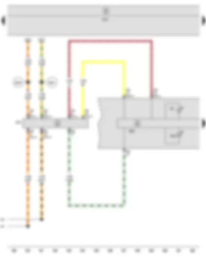 Wiring Diagram  SEAT TOLEDO 2006 - Control unit in dash panel insert - Data bus diagnostic interface