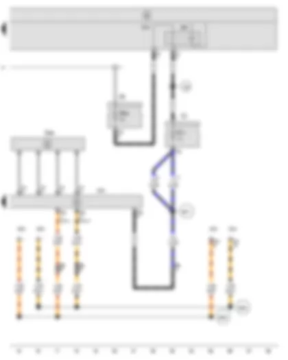 Wiring Diagram  SEAT TOLEDO 2005 - Steering moment sender - Power steering control unit - Onboard supply control unit - Terminal 15 voltage supply relay 2