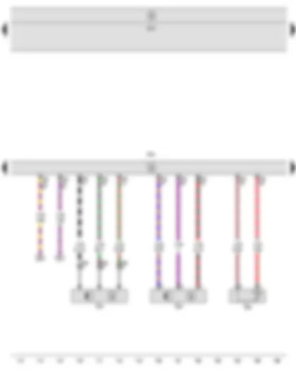 Wiring Diagram  SEAT TOLEDO 2007 - Engine speed sender - Hall sender - Coolant temperature sender - Engine control unit