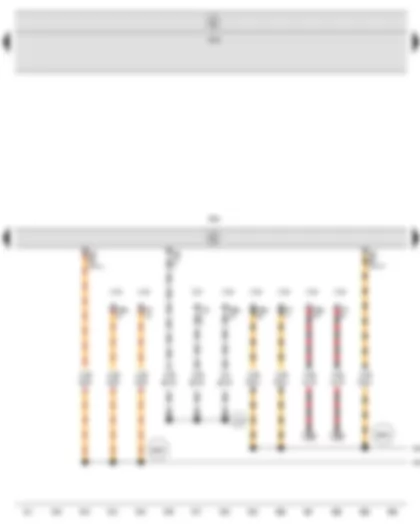 Wiring Diagram  SEAT TOLEDO 2007 - Engine control unit - Diagnostic connection