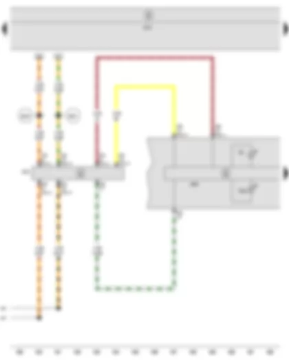 Wiring Diagram  SEAT TOLEDO 2007 - Control unit in dash panel insert - Data bus diagnostic interface