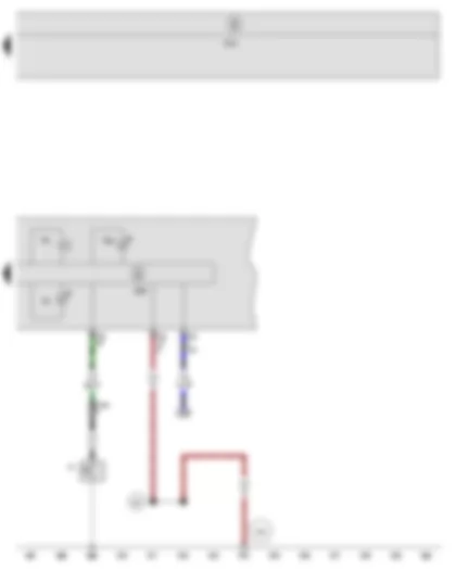 Wiring Diagram  SEAT TOLEDO 2007 - Oil pressure switch - Buzzer and gong - Control unit in dash panel insert - Oil pressure warning lamp - Oil level warning lamp