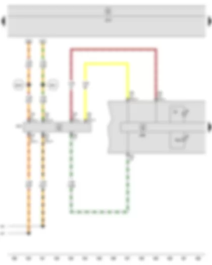 Wiring Diagram  SEAT TOLEDO 2008 - Control unit in dash panel insert - Data bus diagnostic interface