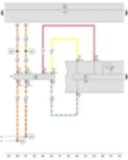 Wiring Diagram  SEAT TOLEDO 2009 - Control unit in dash panel insert - Data bus diagnostic interface