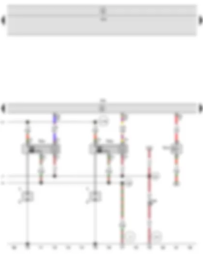 Wiring Diagram  SEAT TOLEDO 2009 - Engine control unit - Fuel pressure regulating valve - Ignition coil 3 with output stage - Ignition coil 4 with output stage - Spark plug connector - Spark plugs