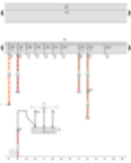 Wiring Diagram  SEAT TOLEDO 2009 - Fuse holder B - Exterior socket - 230 V - 110 V - Engine preheating element