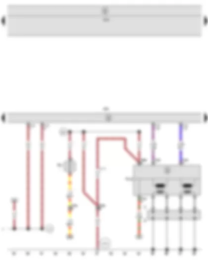 Wiring Diagram  SEAT TOLEDO 2009 - Engine control unit - Intake manifold preheating heater element - Ignition transformer - Spark plug connector - Spark plugs