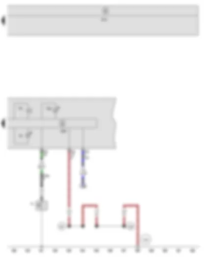 Wiring Diagram  SEAT TOLEDO 2009 - Oil pressure switch - Buzzer and gong - Control unit in dash panel insert - Oil pressure warning lamp - Oil level warning lamp