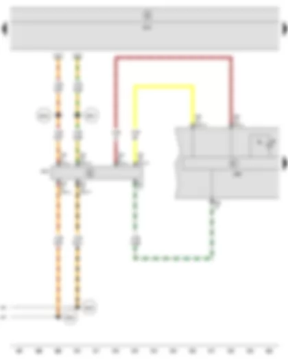 Wiring Diagram  SEAT TOLEDO 2009 - Control unit in dash panel insert - Data bus diagnostic interface