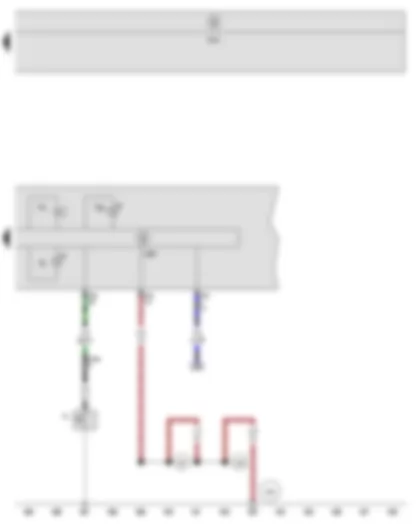 Wiring Diagram  SEAT TOLEDO 2009 - Oil pressure switch - Buzzer and gong - Control unit in dash panel insert - Oil pressure warning lamp - Oil level warning lamp