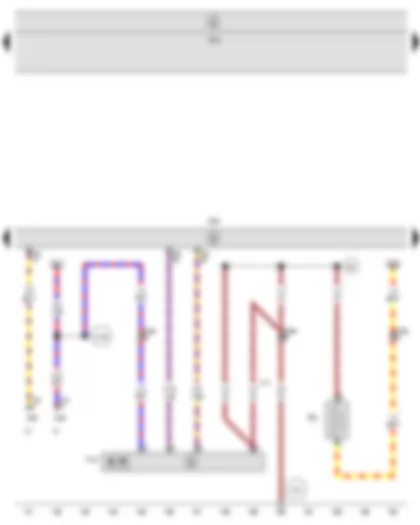 Wiring Diagram  SEAT TOLEDO 2009 - Engine control unit - Intake manifold preheating heater element - Intake manifold flap motor