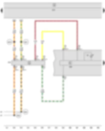 Wiring Diagram  SEAT TOLEDO 2009 - Control unit in dash panel insert - Data bus diagnostic interface