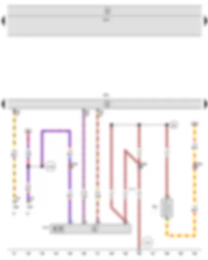 Wiring Diagram  SEAT TOLEDO 2009 - Engine control unit - Intake manifold preheating heater element - Intake manifold flap motor