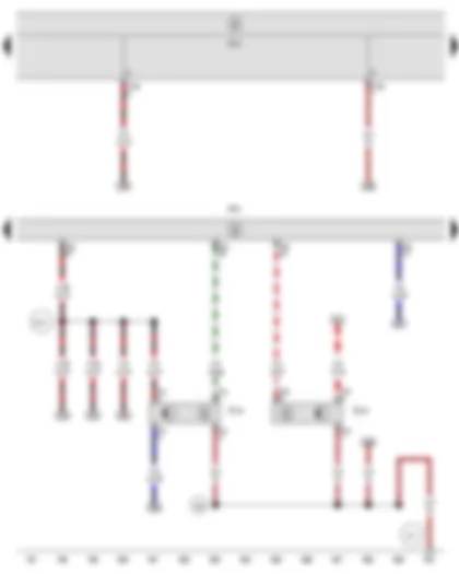 Wiring Diagram  SEAT TOLEDO 2009 - Brake pedal position sender - Clutch position sender - Engine control unit