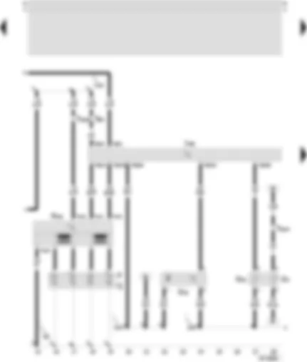 Wiring Diagram  SEAT TOLEDO 1999 - Control unit of the 4AV (injection system) - starting - coolant temperature transmitter - transmitter hall