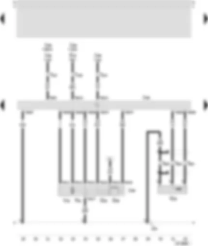 Wiring Diagram  SEAT TOLEDO 1999 - Control unit of the 4AV (injection system) - gas butterfly control unit - engine revolution transmitter