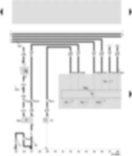 Wiring Diagram  SEAT TOLEDO 1999 - Dashboard - oil pressure switch - optical and acoustic control of oil pressure - speedometer transmitter - optical control of the coolant temperature