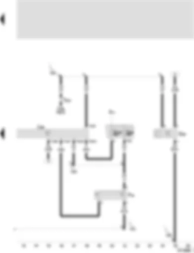 Wiring Diagram  SEAT TOLEDO 1999 - Control unit of the coolant ventilator - coolant ventilator heat sensitive switch - high pressure transmitter