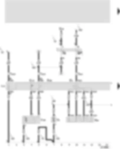 Wiring Diagram  SEAT TOLEDO 1999 - Compartment air ventilator switch - compartment and circulating air switch - compartment air switch - adjustment motor for the compartment/circulating air
