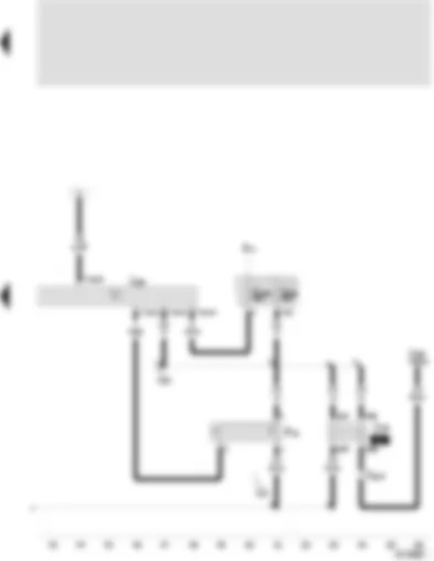 Wiring Diagram  SEAT TOLEDO 1999 - Coolant ventilator control unit - coolant ventilator heat sensitive switch - radiator fan relay