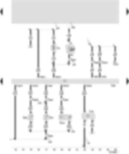 Wiring Diagram  SEAT TOLEDO 1999 - Climatronic control unit - ambient temperature sensor - fresh air blower - fresh air blower control unit - sunlight penetration photosensor - temperature sensor
