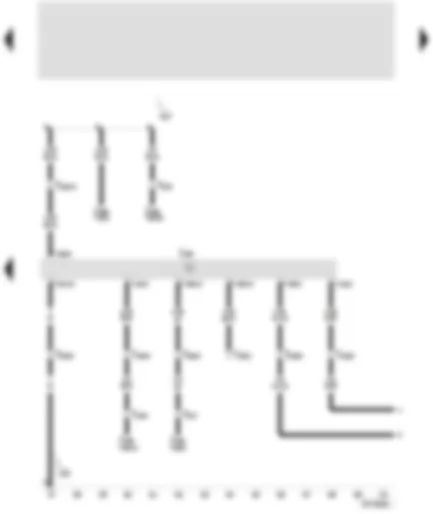 Wiring Diagram  SEAT TOLEDO 1999 - Climatronic control unit