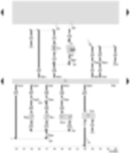 Wiring Diagram  SEAT TOLEDO 1999 - Climatronic control unit - ambient temperature sensor - fresh air blower - fresh air blower control unit - sunlight penetration photosensor - temperature sensor