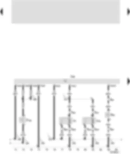 Wiring Diagram  SEAT TOLEDO 1999 - Radiator fan control unit - radiator fan - air conditioning system magnetic coupling - thermal switch for air conditioning system shut-off