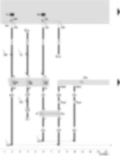 Wiring Diagram  SEAT TOLEDO 1999 - Motronic control unit - brake light switch - brake pedal switch of the GRA
